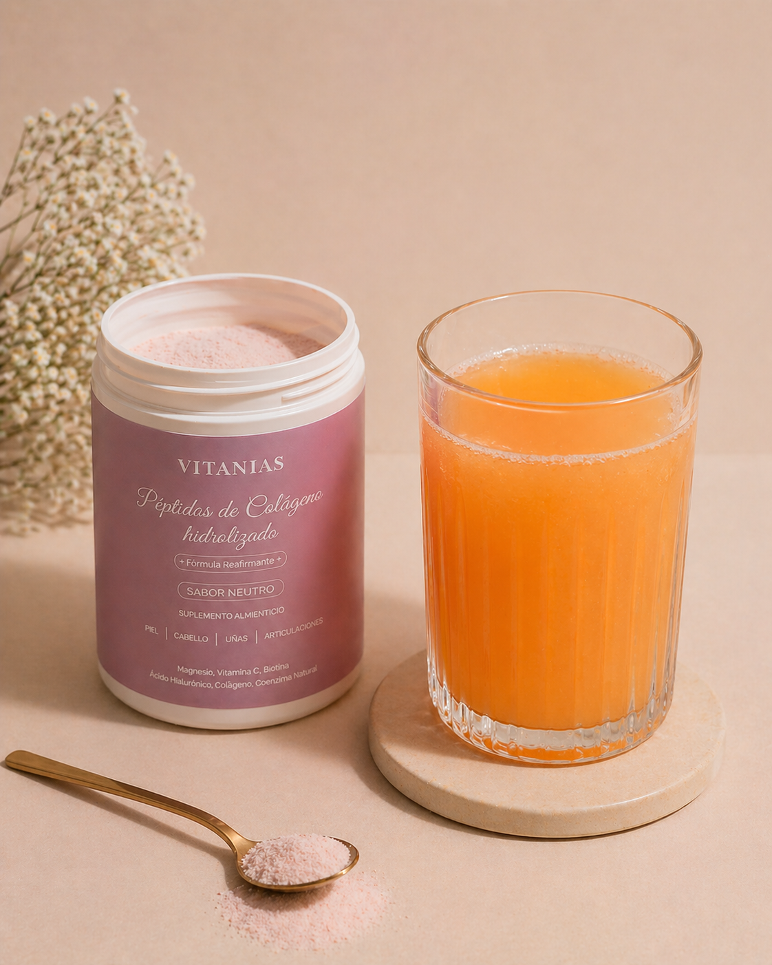 “Glow Collagen – Péptidos de Colágeno"